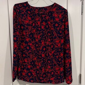 Talbots Womens Long Sleeve Blouse XL